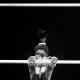 Biles competing on the uneven bars in 2018.